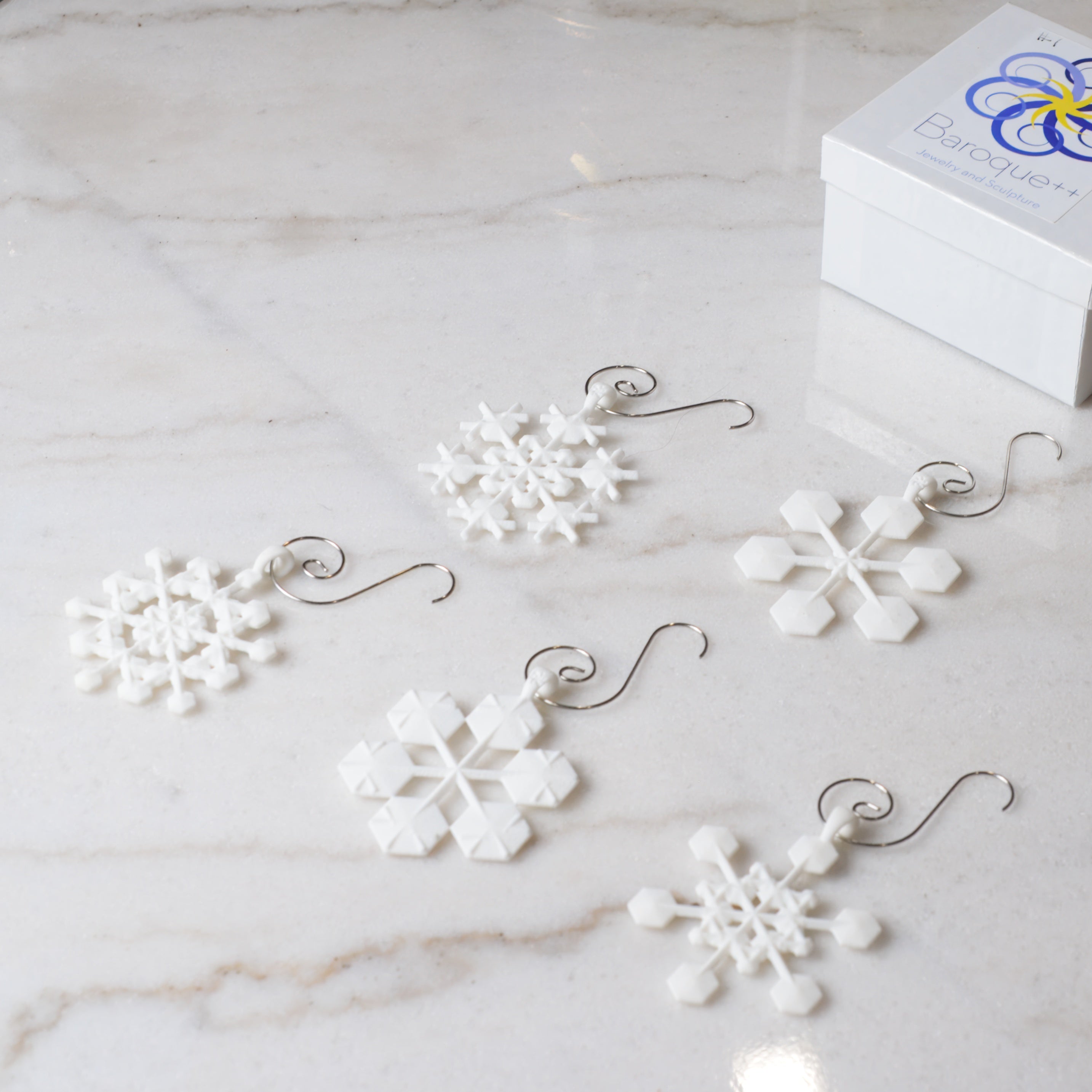 2 inch 3d Printed Snowflake Batch #1