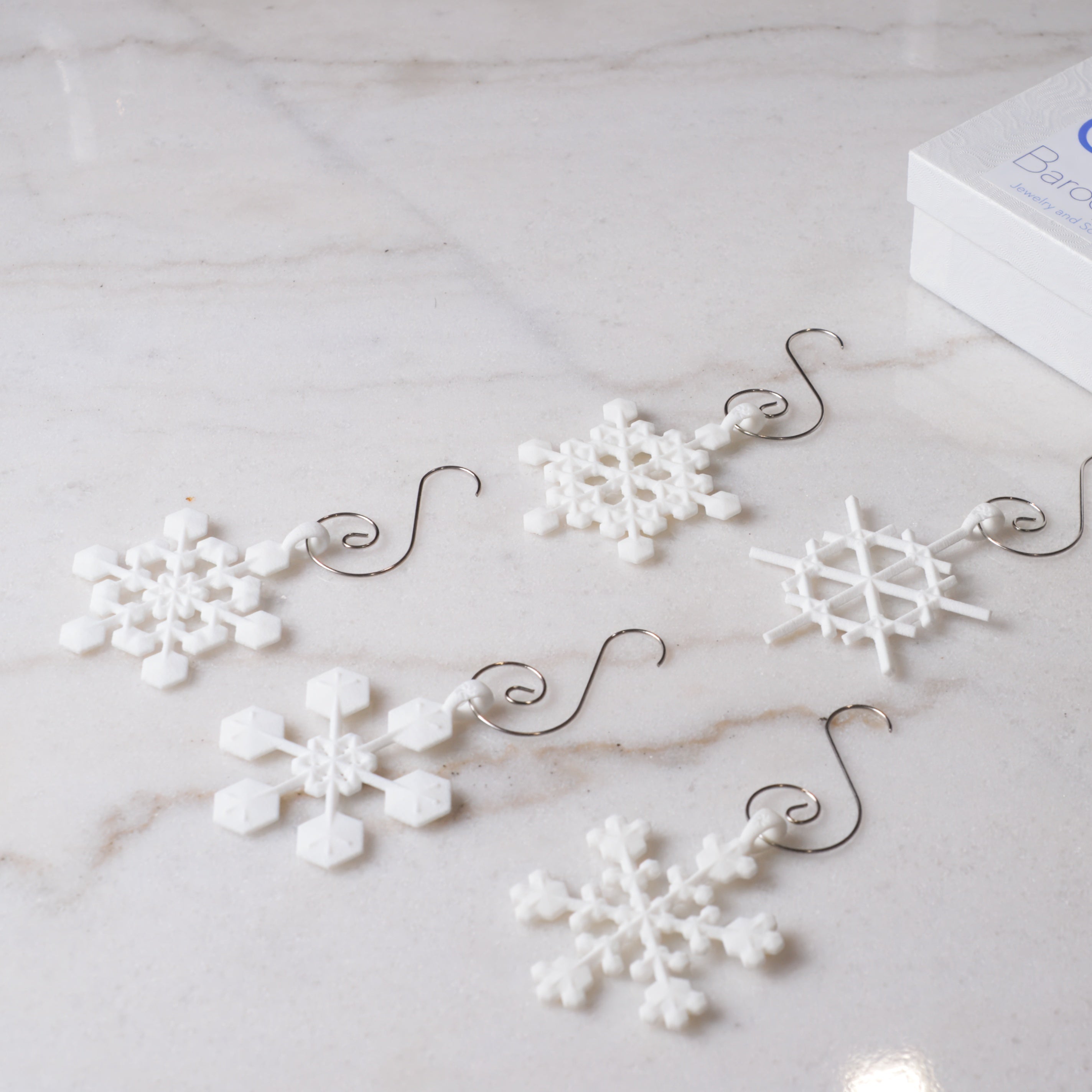 2 inch 3d Printed Snowflake Batch #3