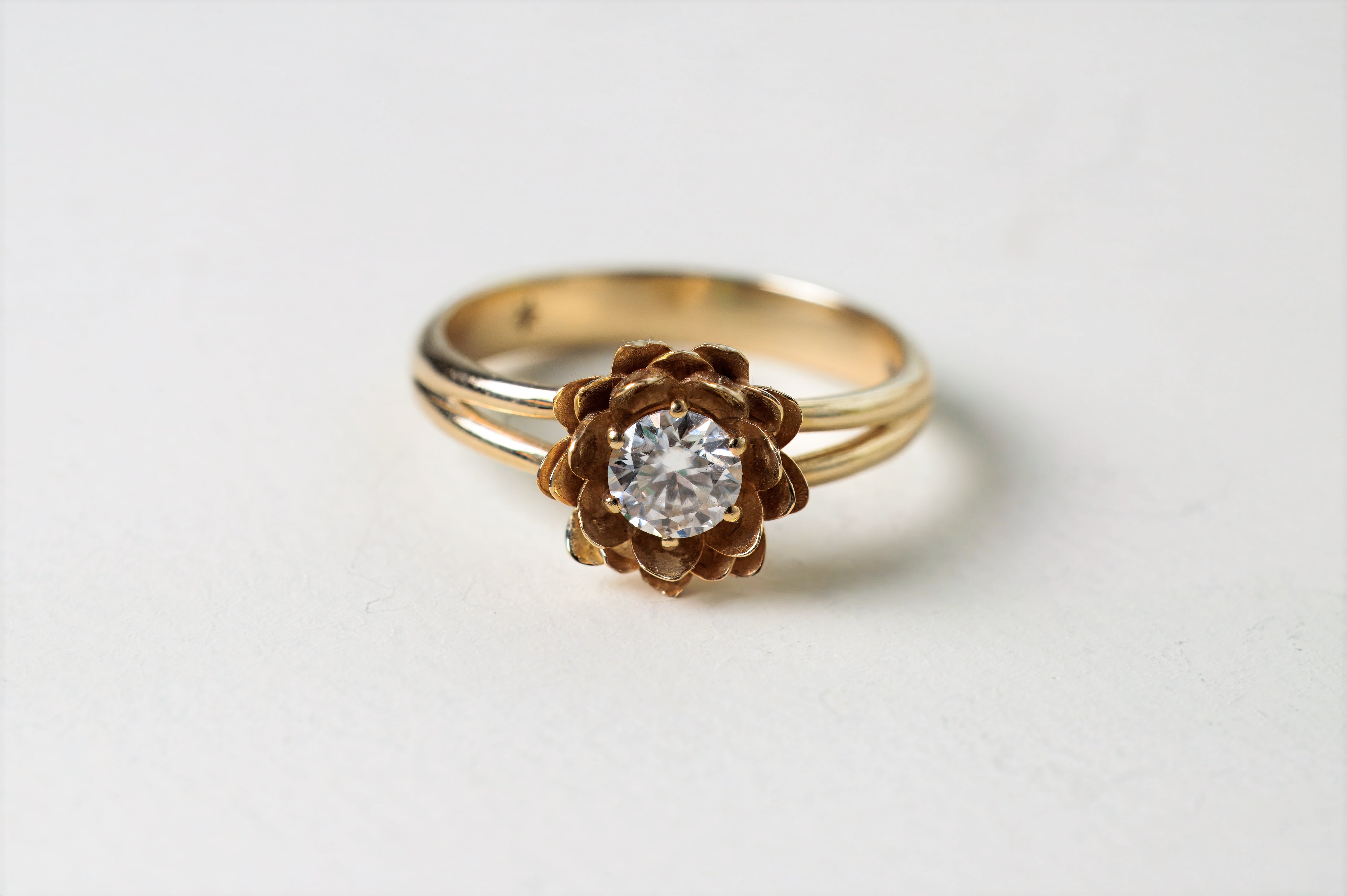Lotus Ring Gold