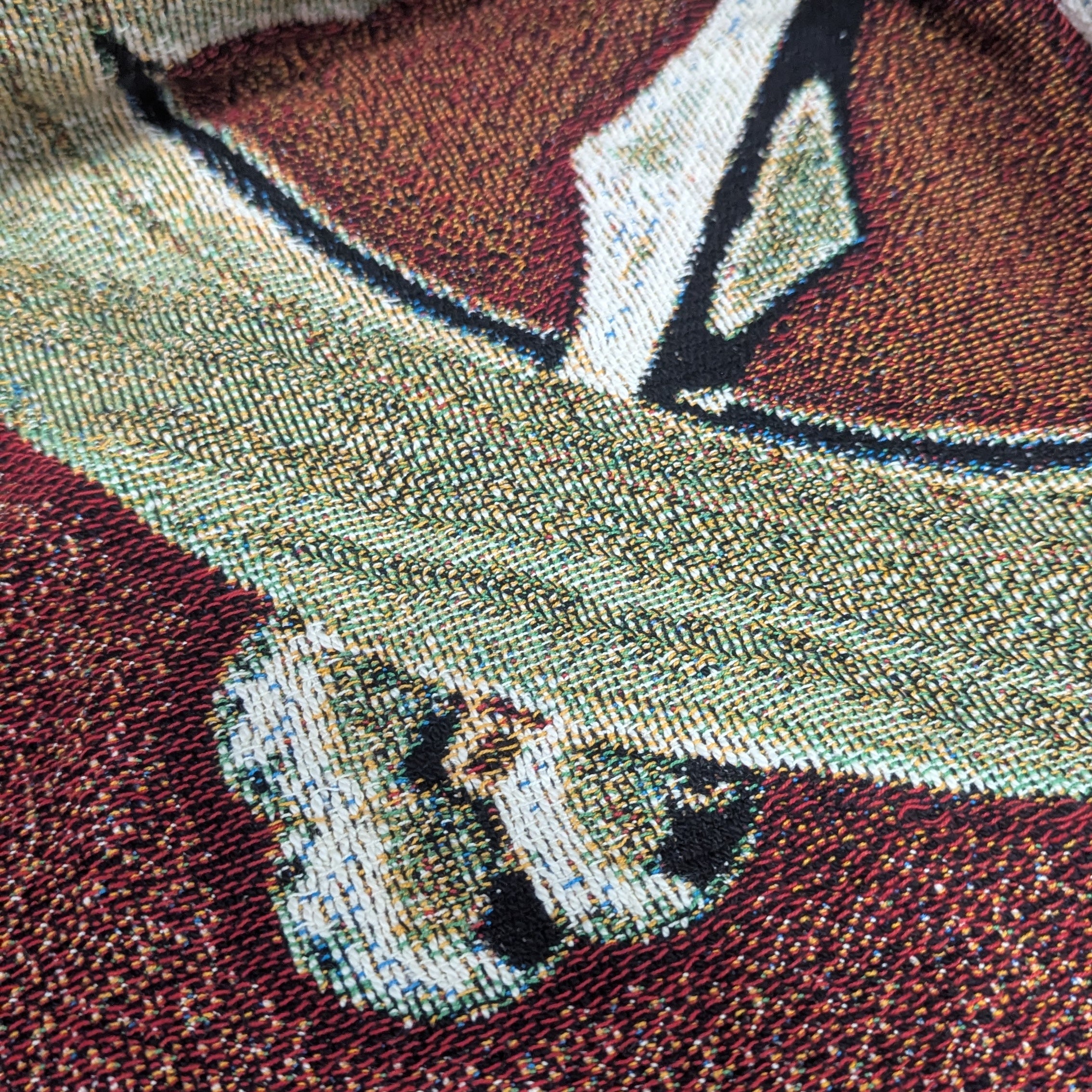 Dharma Wheel Blanket Buddhist Dharmachakra Woven Cotton