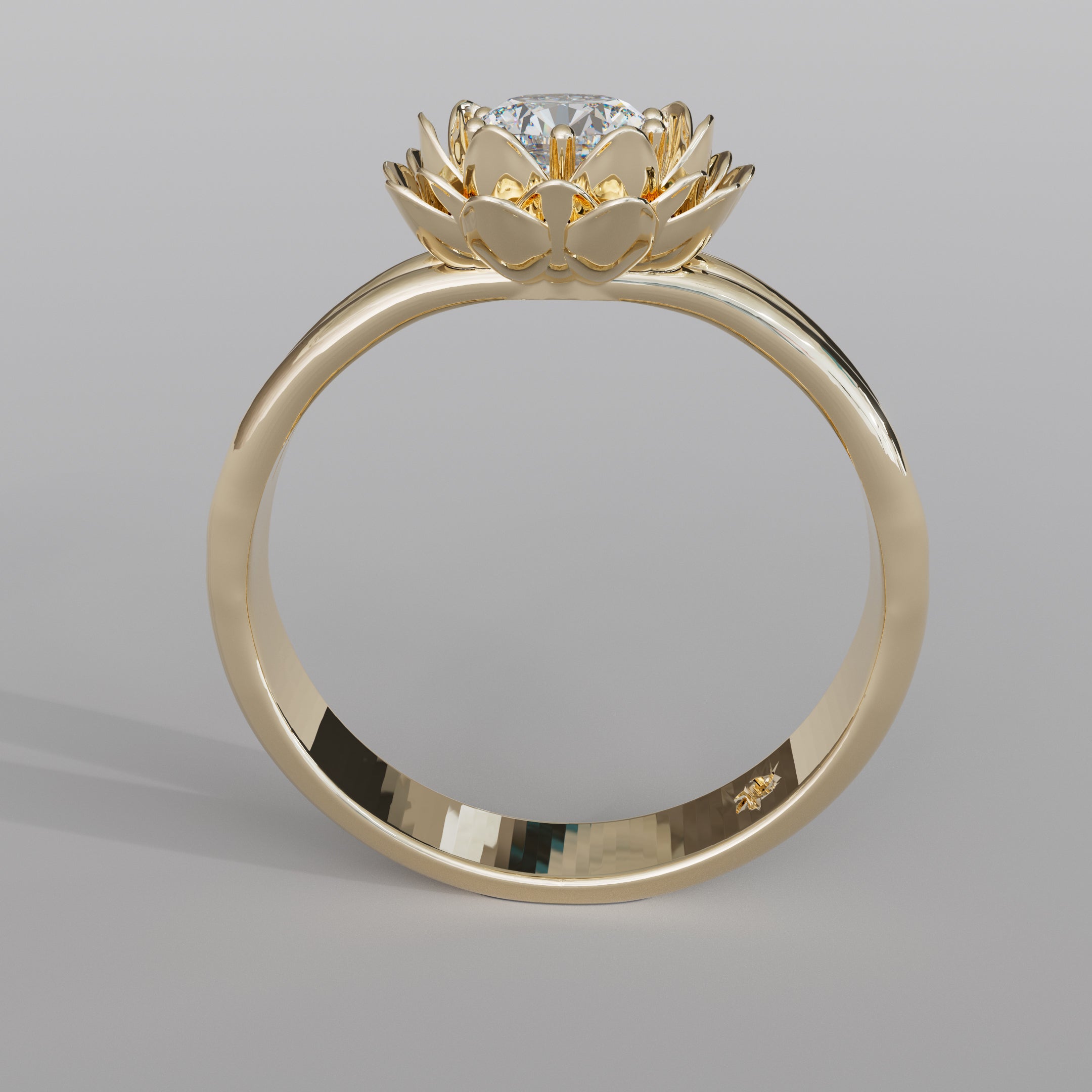 Lotus Ring Gold