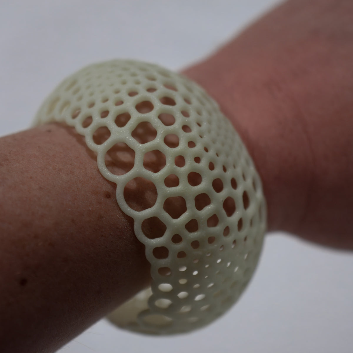 Glow Foam Bangle, a rave bracelet, alternate view