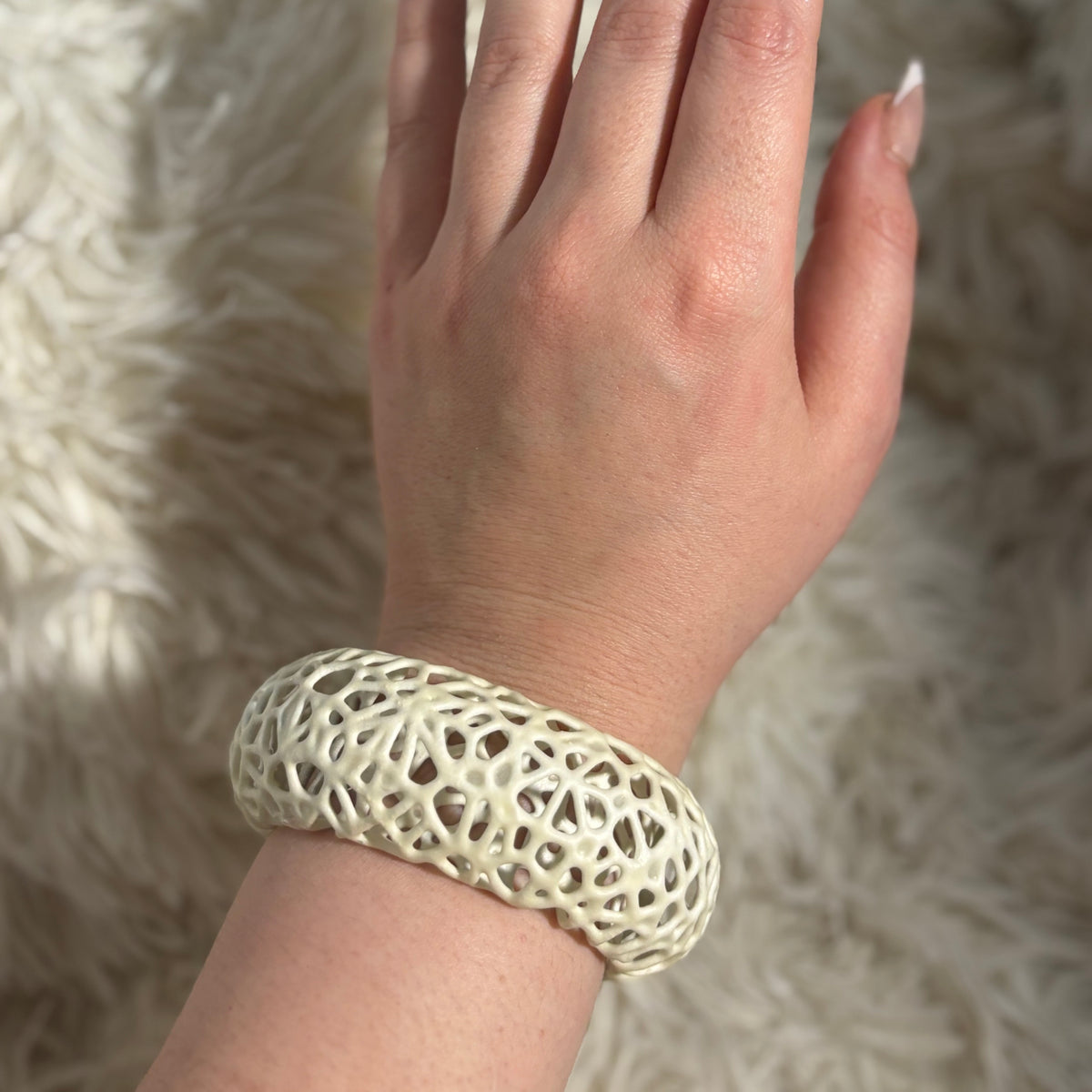Glow Symbiote Cuff, rave jewelry