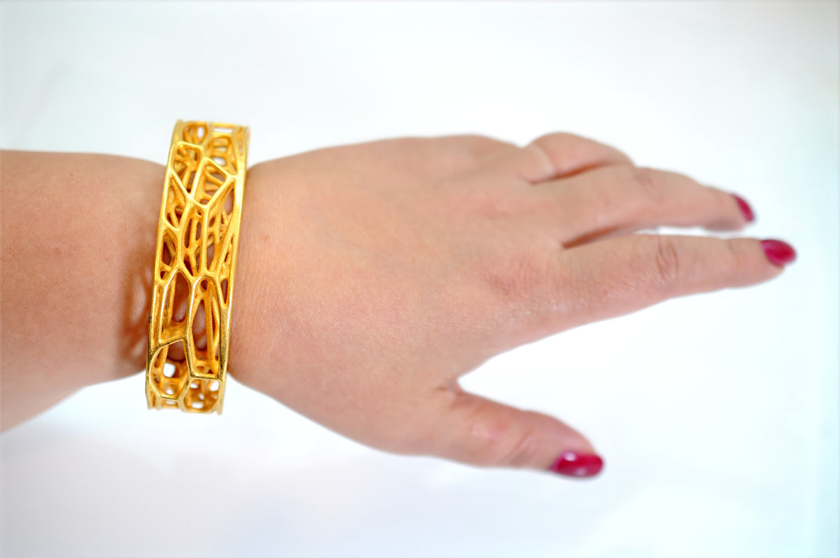 Lacuna Bracelet, an organic cuff for men or women