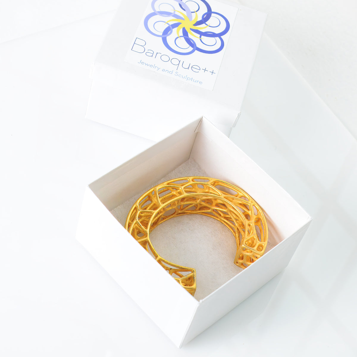 Lacuna Bracelet, a science-inspired cuff