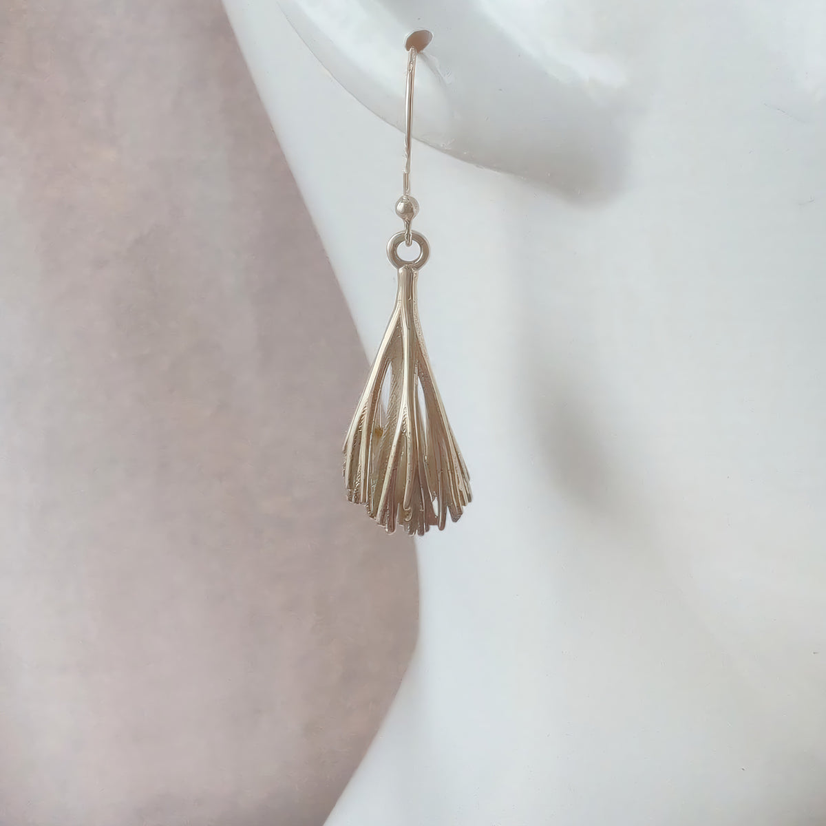 Palpae tassel earrings, alternate view