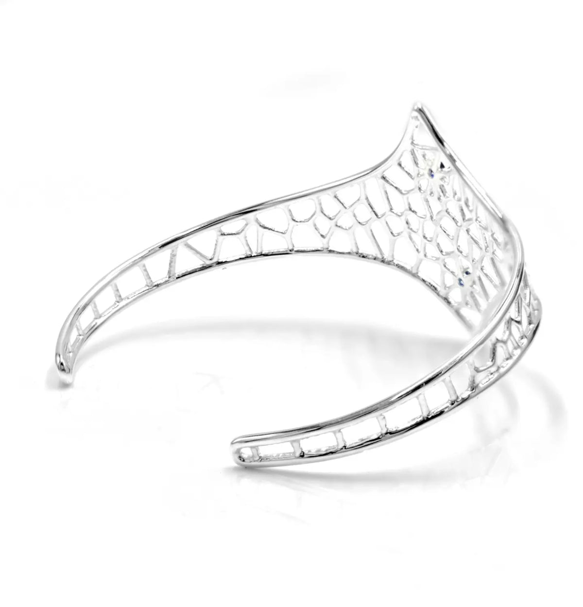 Parallax gemstone bracelet, another angle