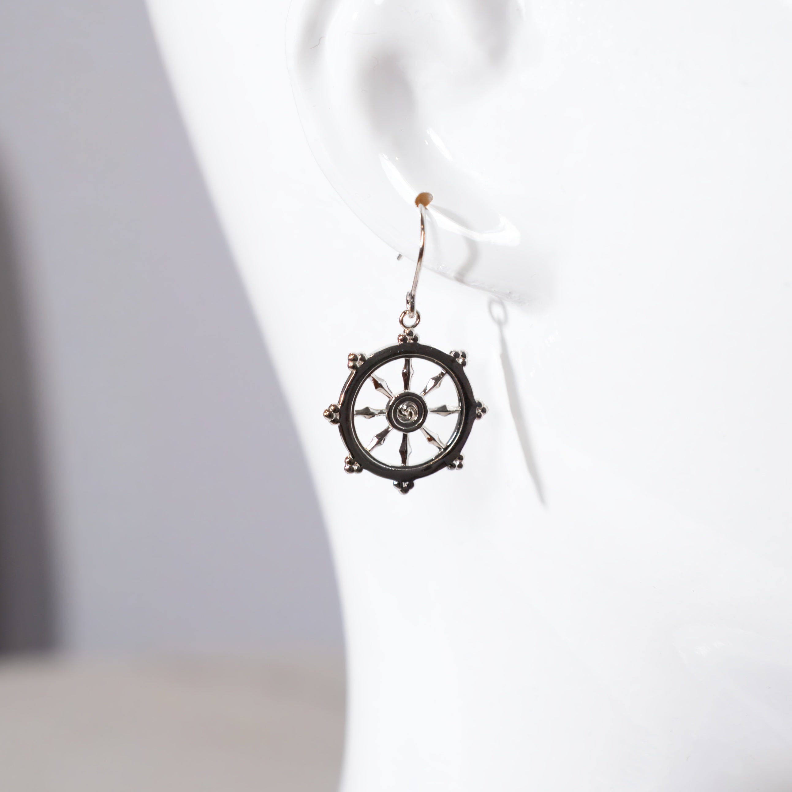 Dharma Wheel Earrings