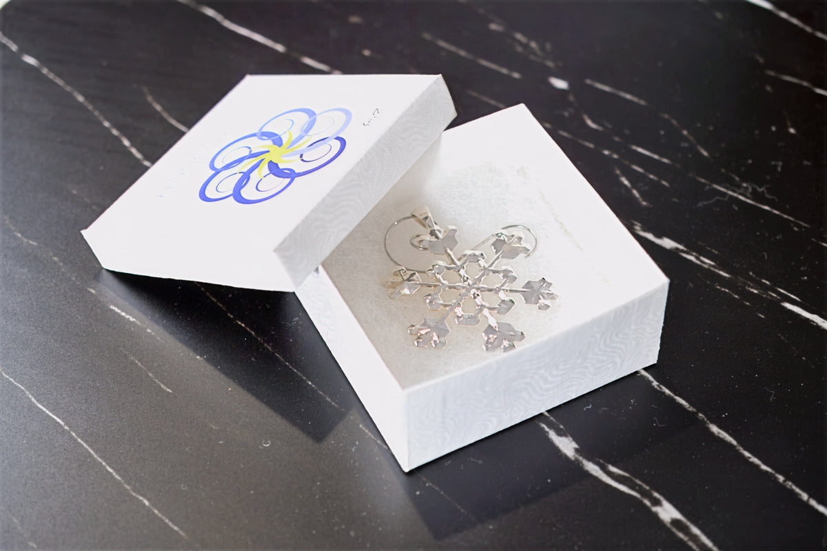 Snowflake Ornament No. 3, a Hanukkah or Christmas gift