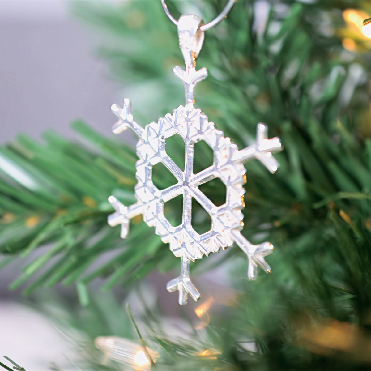 Snowflake Ornament No. 4, an heirloom tree ornament