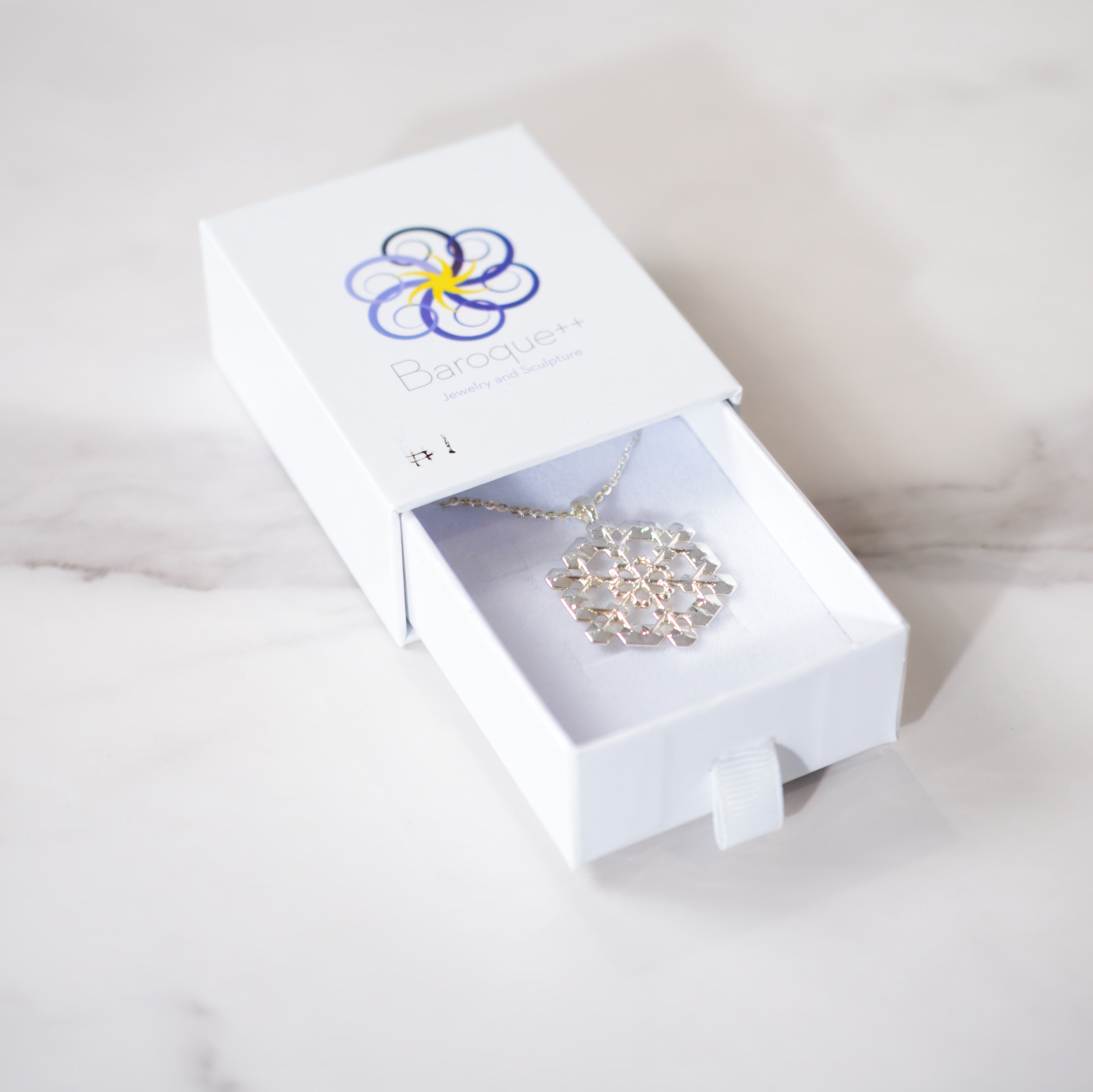 Sterling Silver Snowflake Pendant No. 1