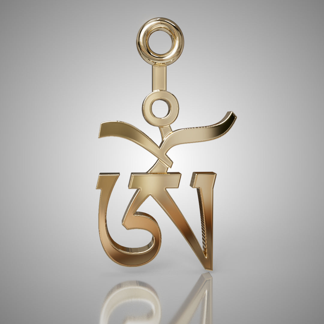 Tibetan Om Pendant