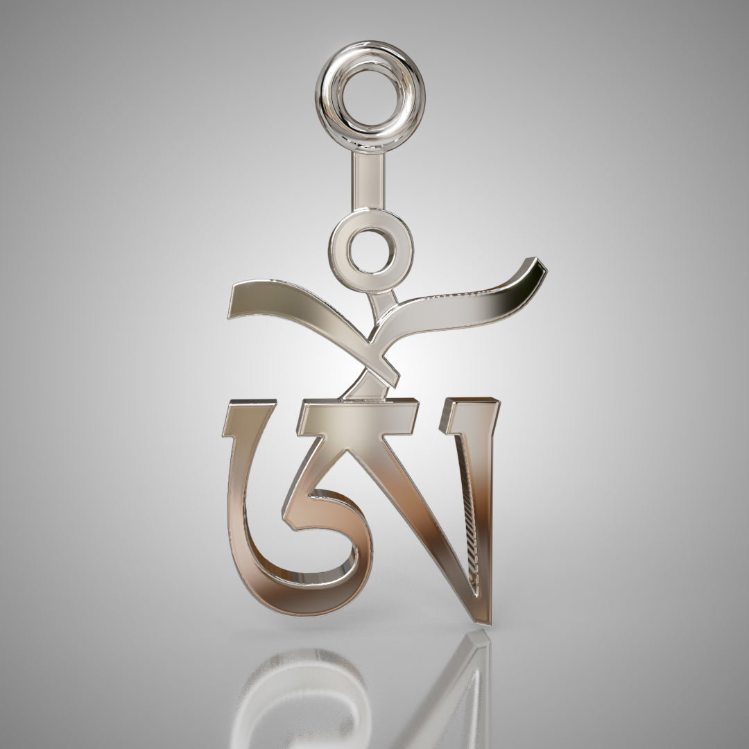 Tibetan Om Pendant