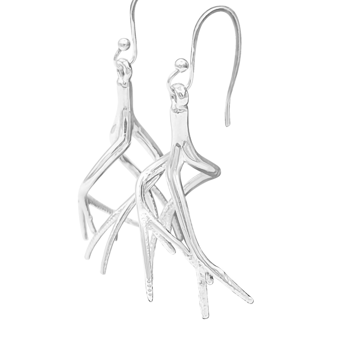 Tree Twist Earrings, nature-inspired dangles