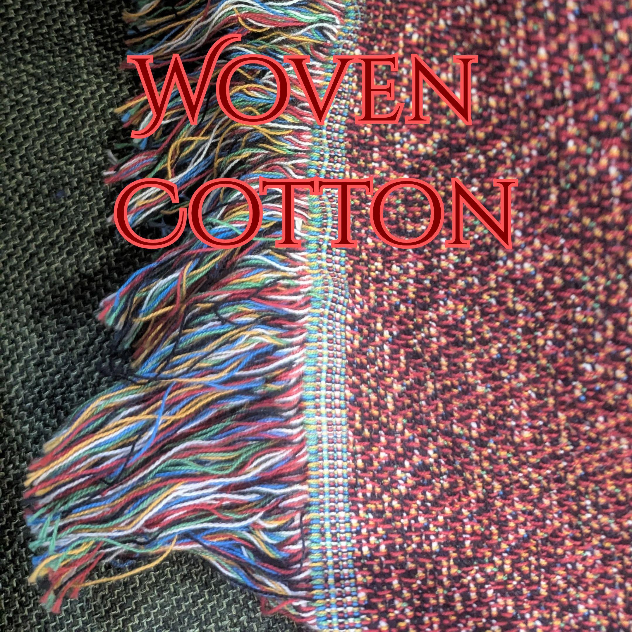 Dharma Wheel Blanket Buddhist Dharmachakra Woven Cotton