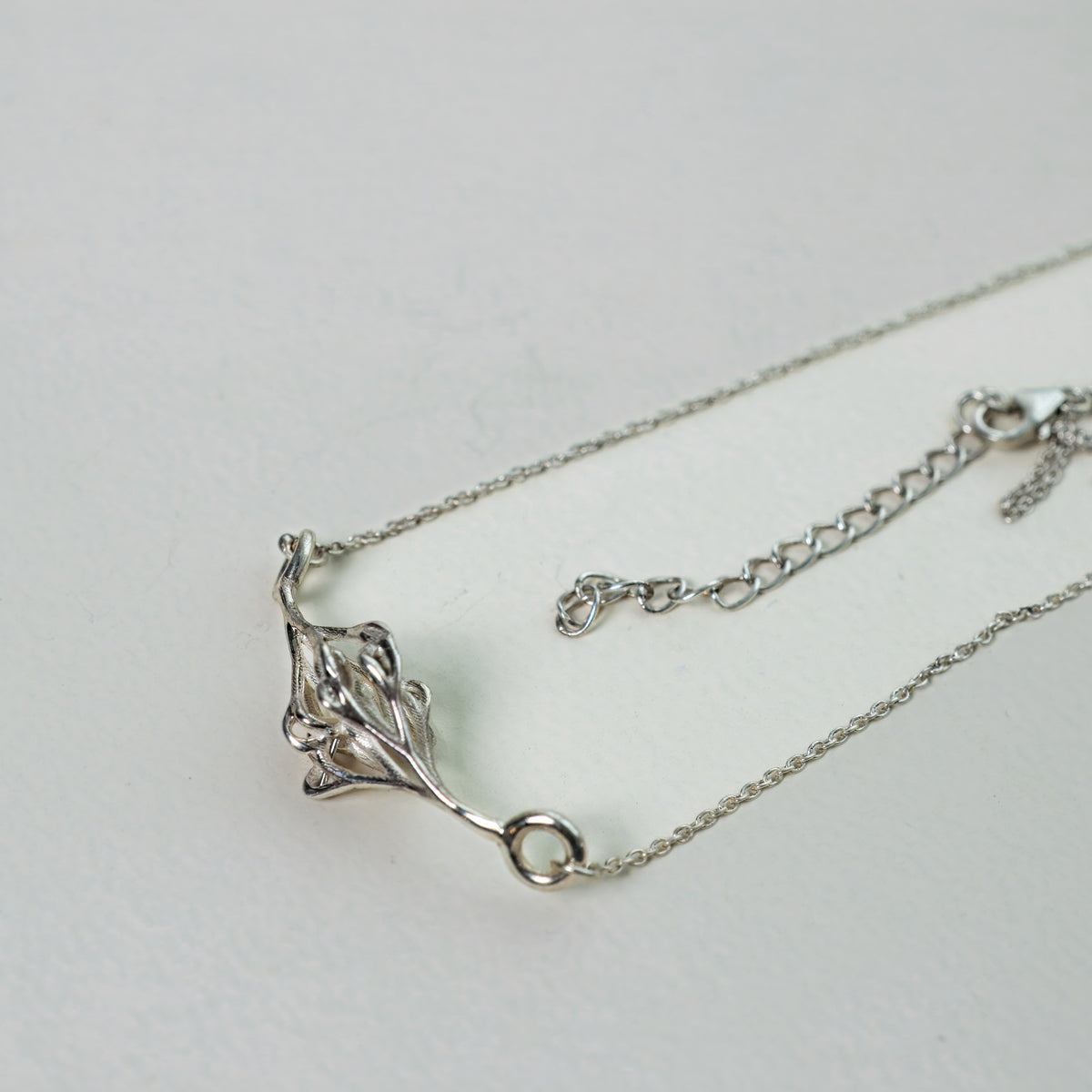 Confluence organic necklace, another view