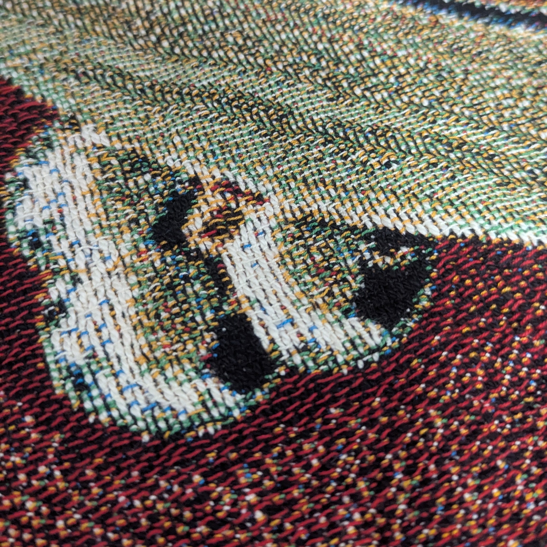 Dharma Wheel Blanket Buddhist Dharmachakra Woven Cotton