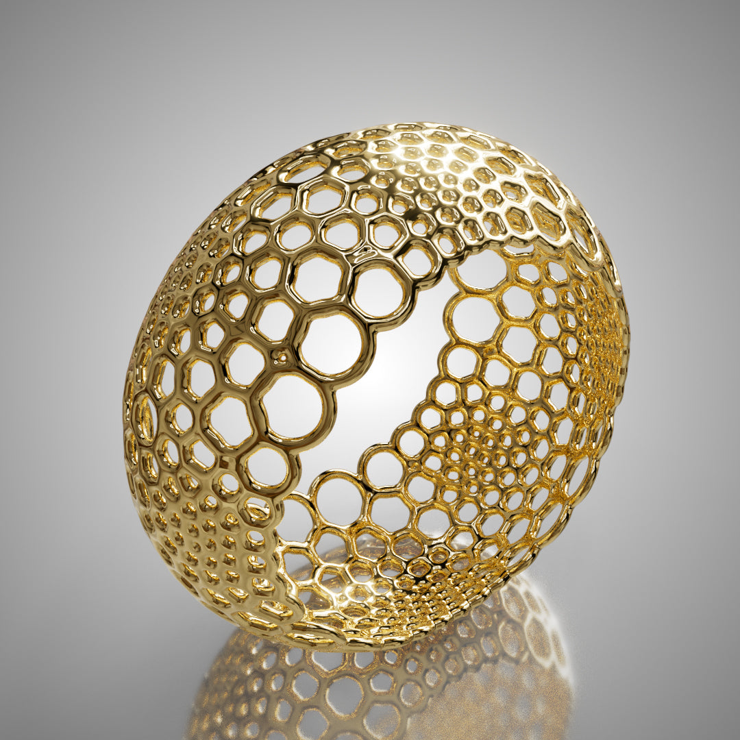 Foam Bangle, three-quarter view