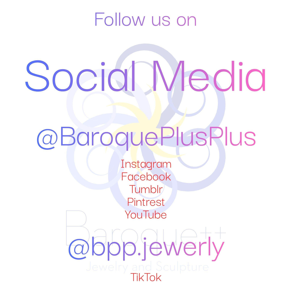 Baroque++ logo with social media handle @baroqueplusplus