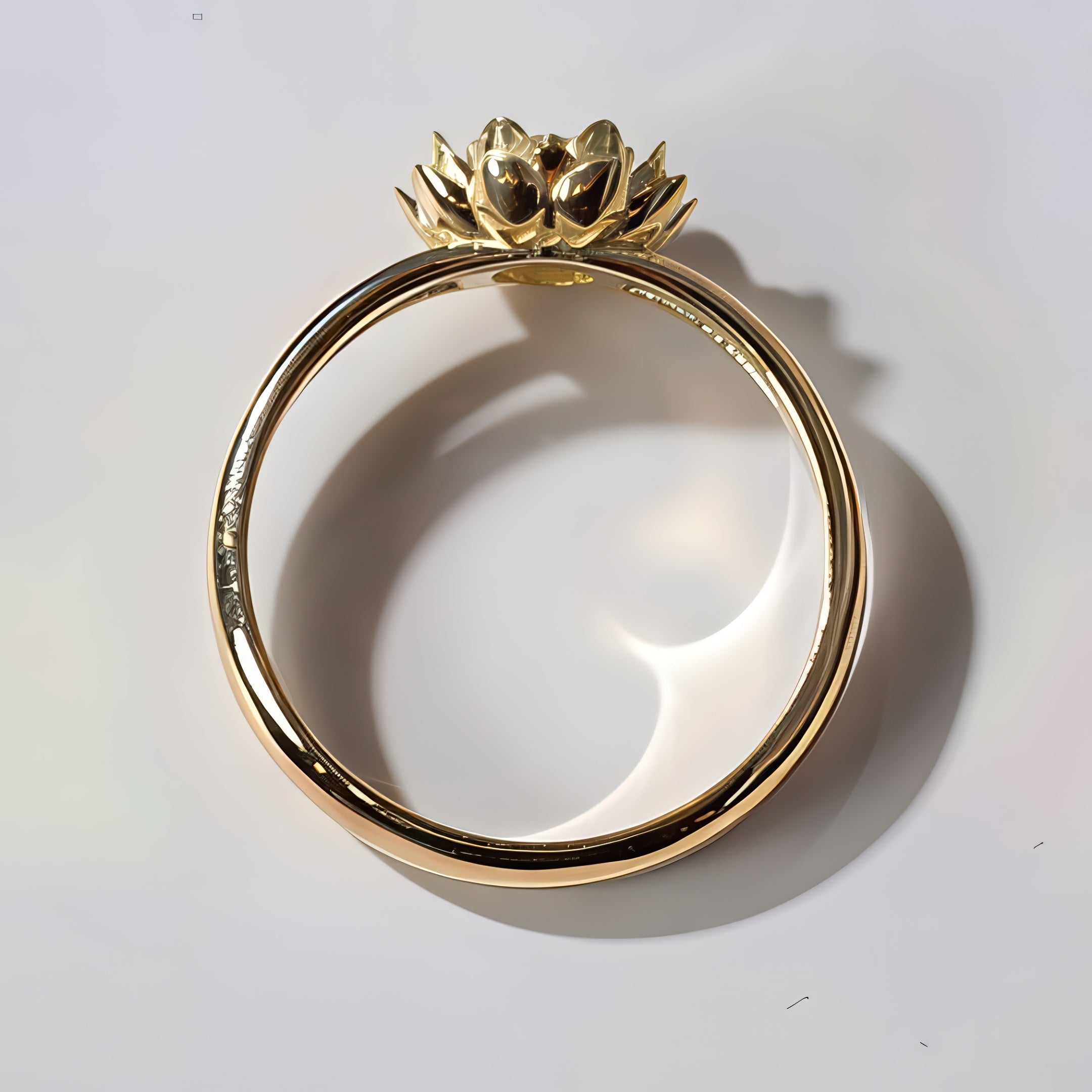 Lotus Ring Gold