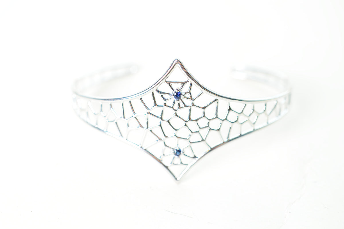 Parallax Gemstone Cuff, a birthstone bracelet