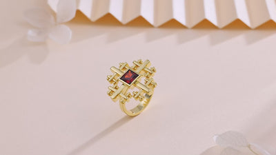 video of the crux ring on a table and on a model