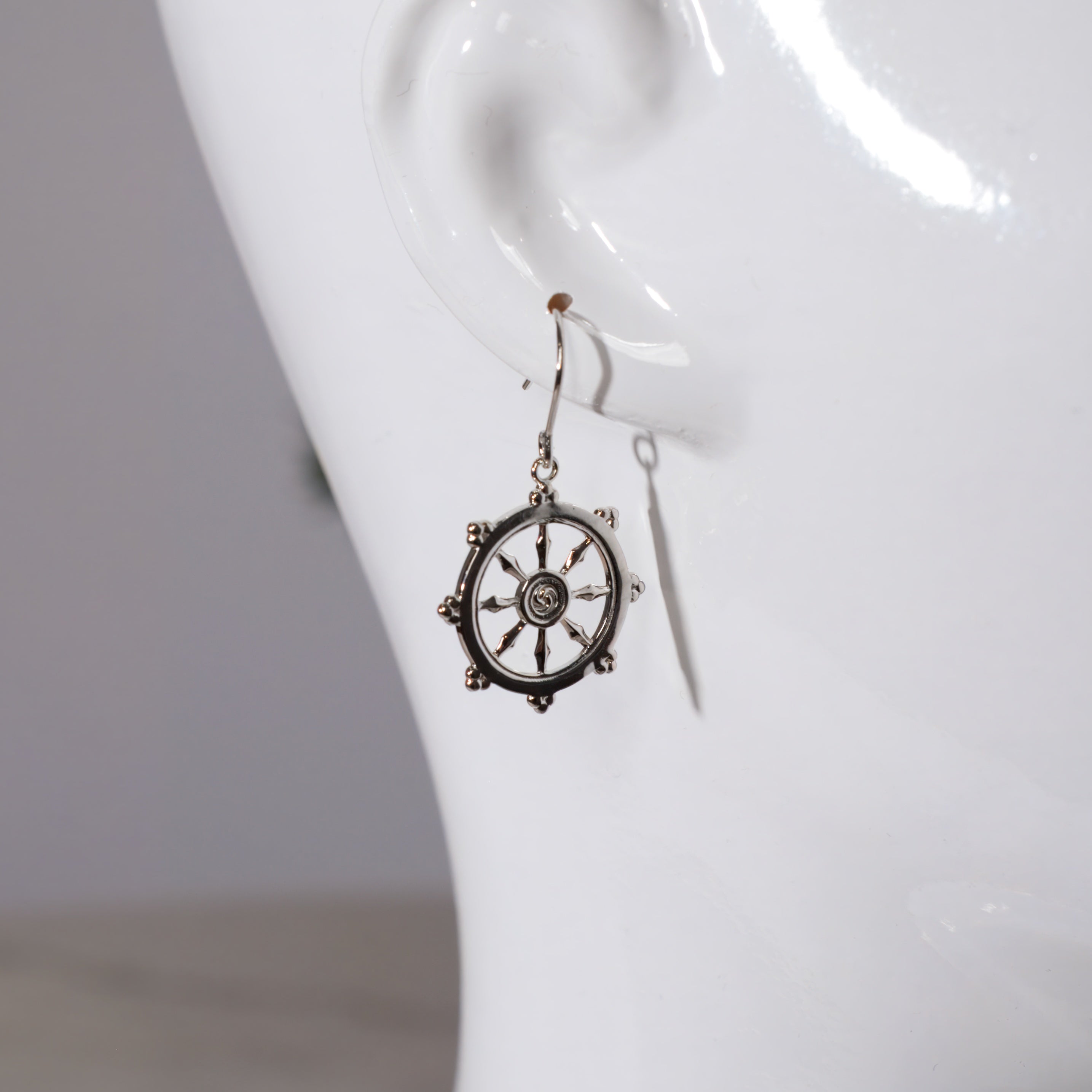 Dharma Wheel Earrings