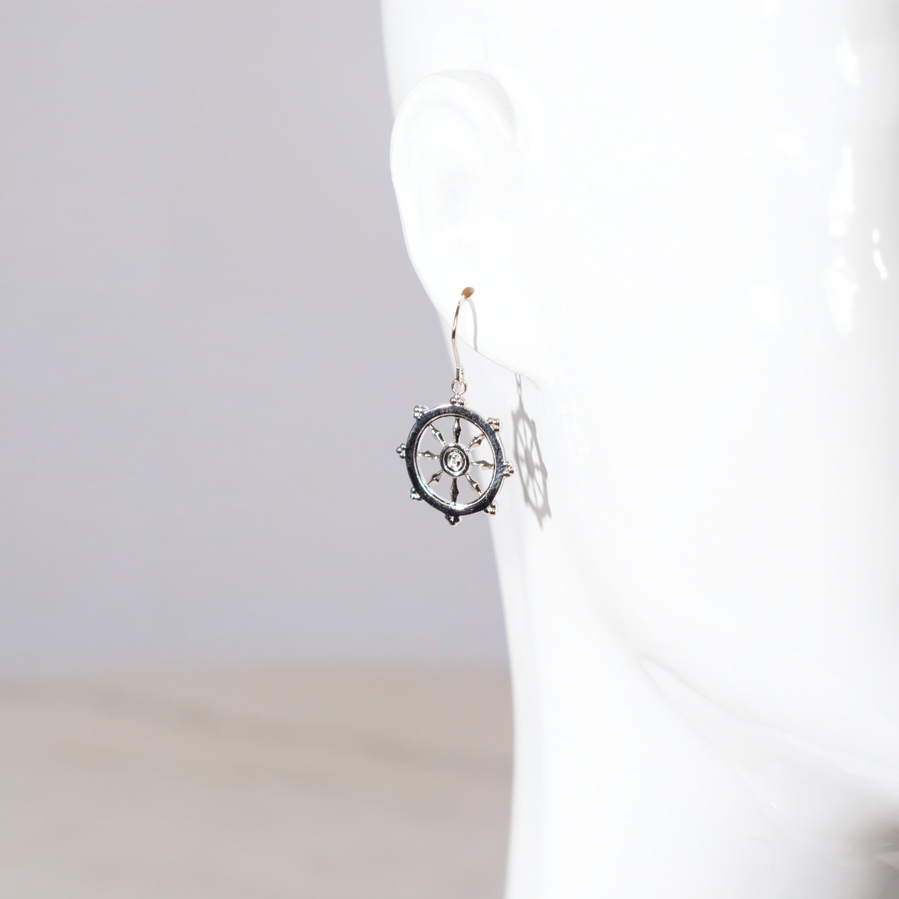 Dharma Wheel Earrings