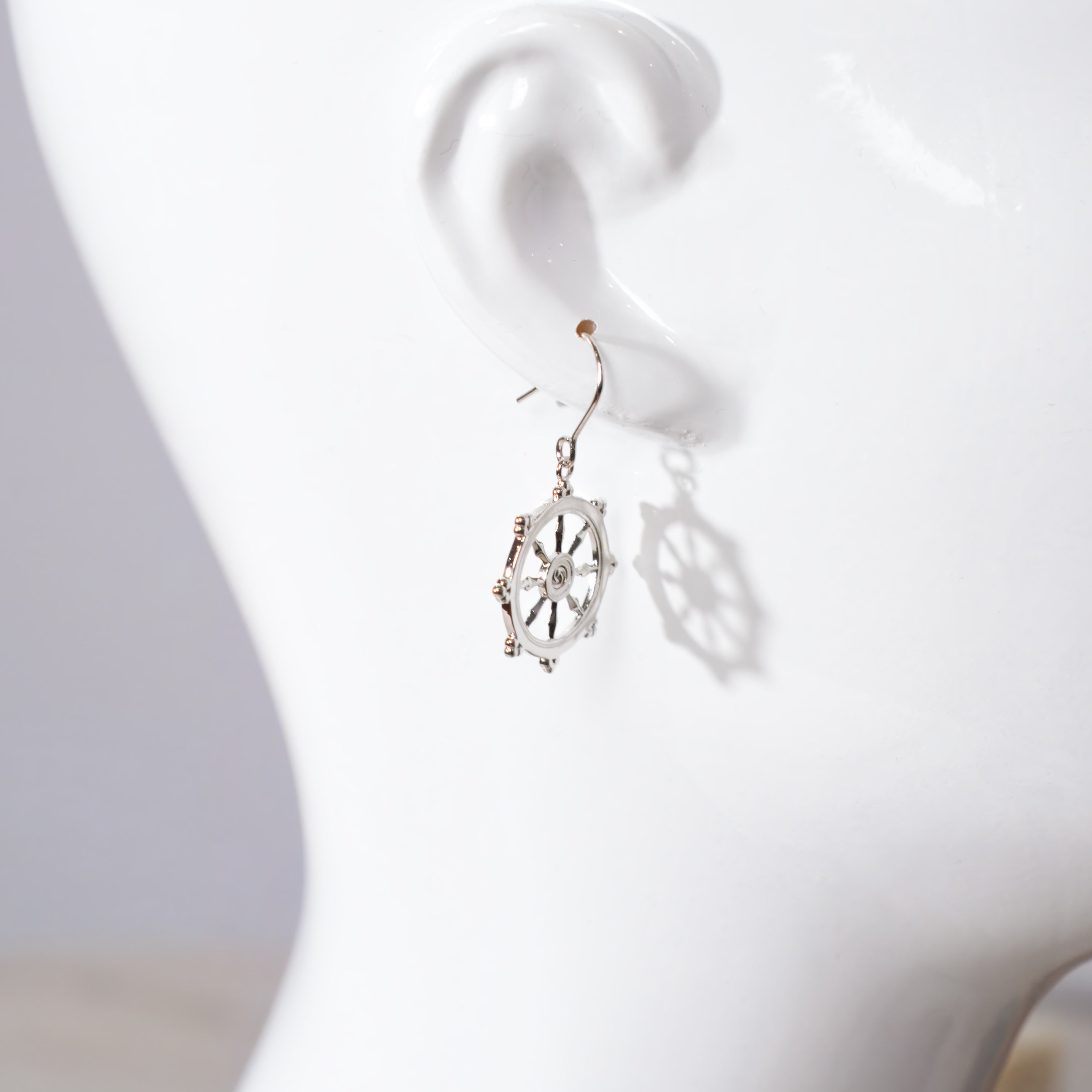 Dharma Wheel Earrings