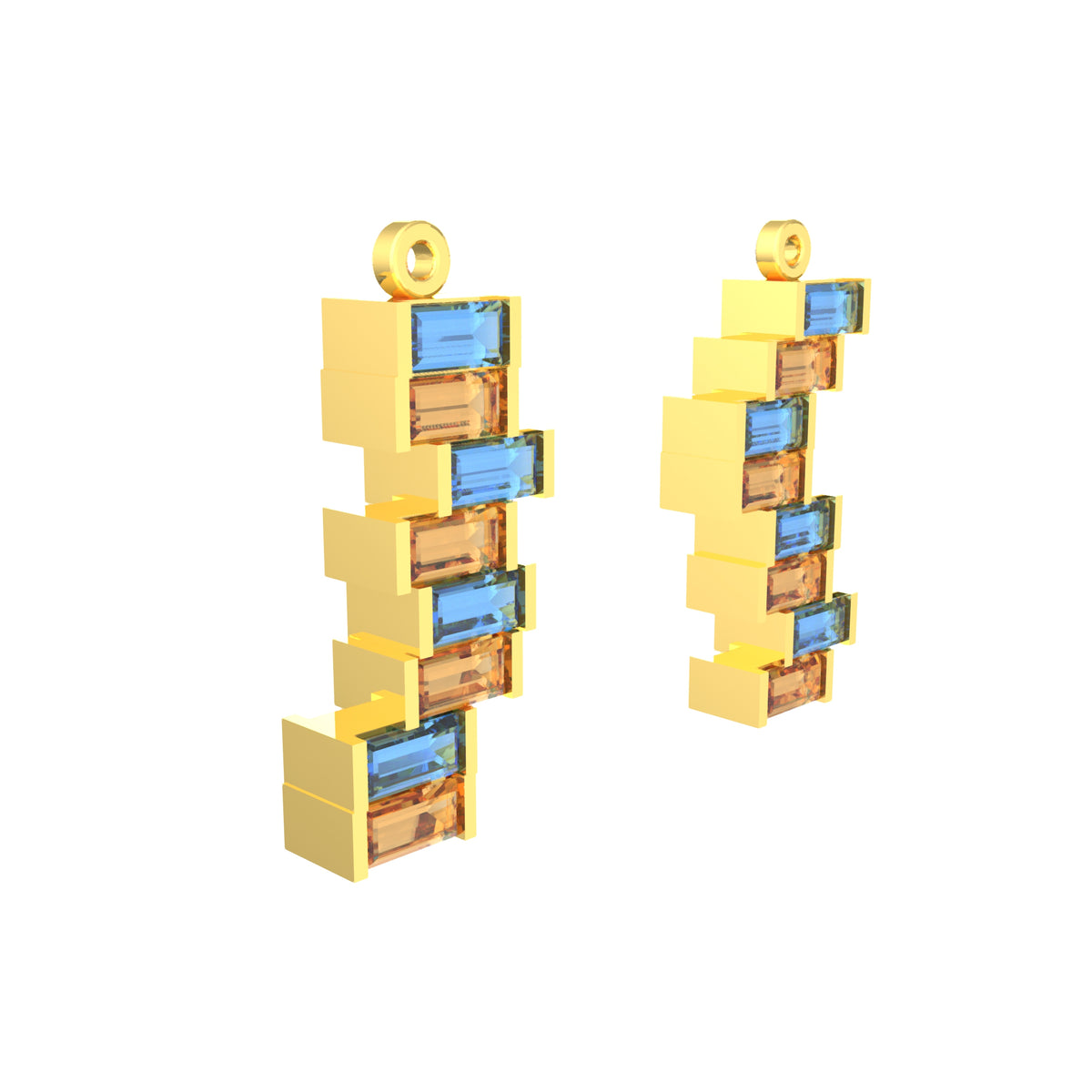 Slava Ukraini Earrings, jewelry supporting Ukraine