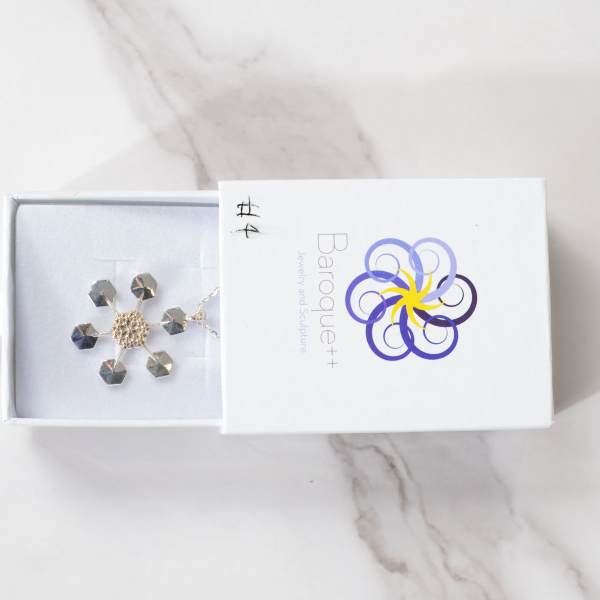 Snowflake Pendant No. 4, a Hanukkah or Christmas gift