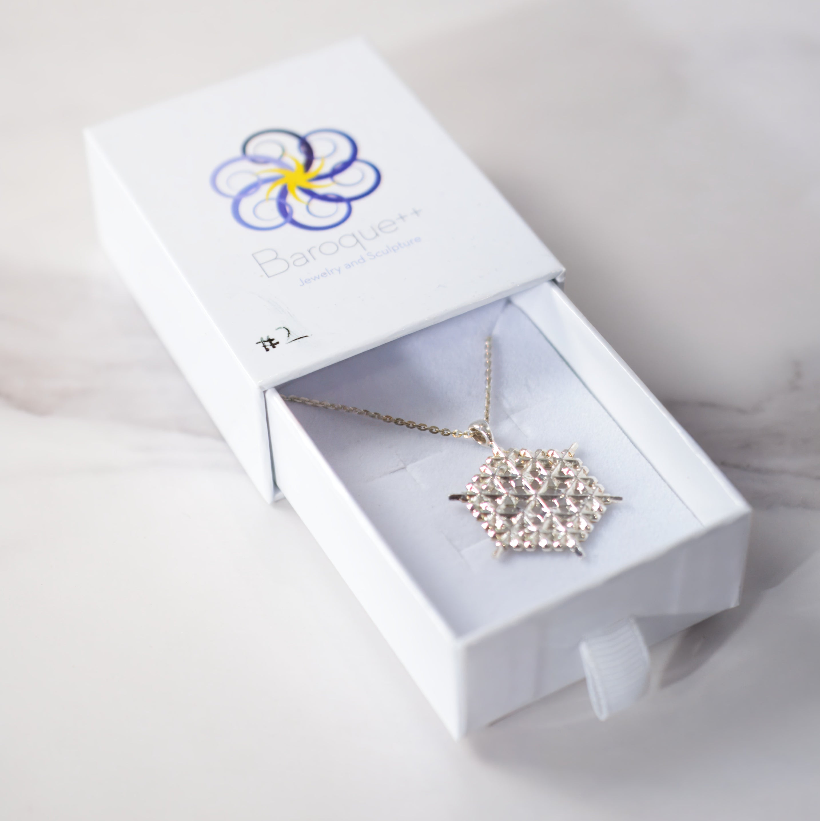 Sterling Silver Snowflake Pendant No. 2