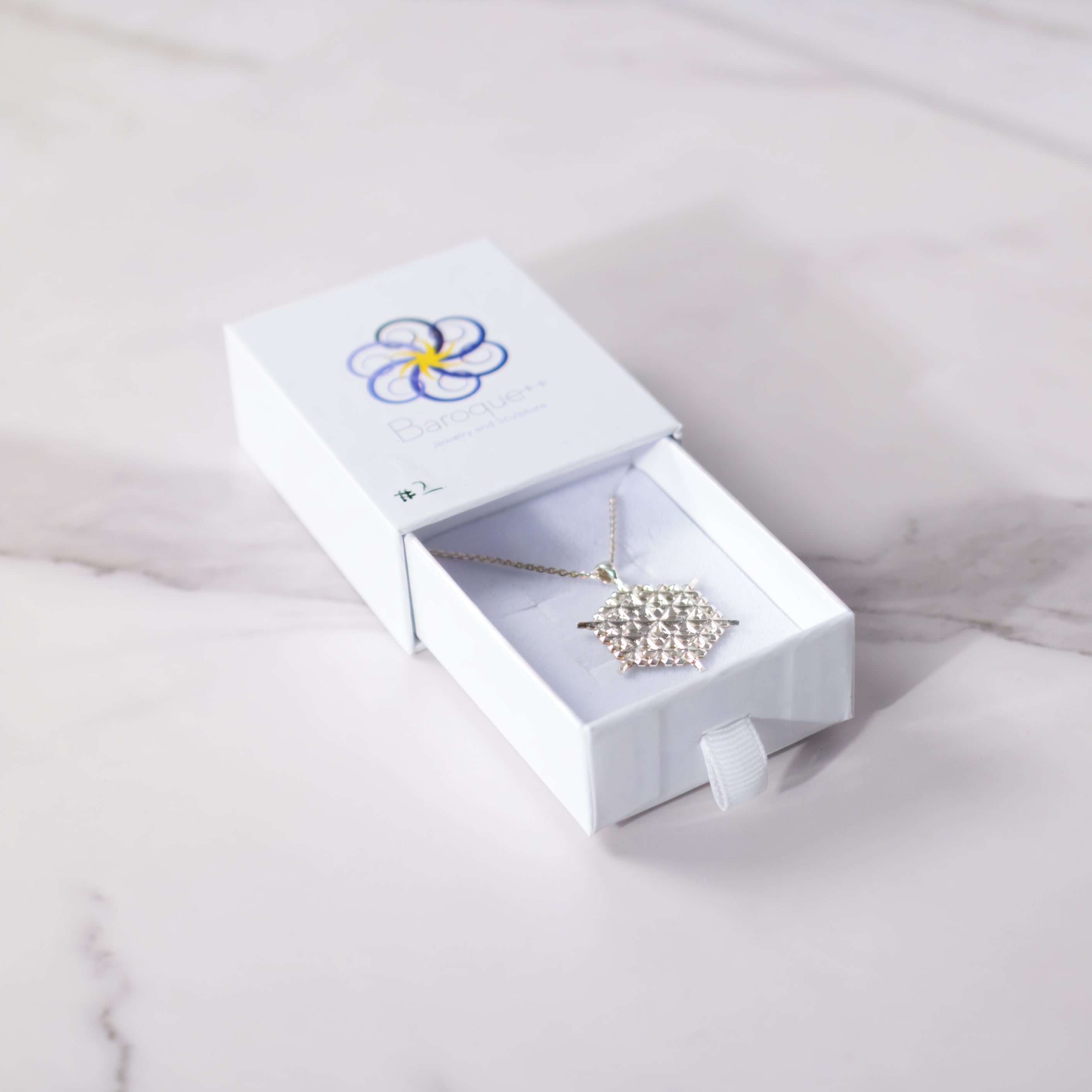 Sterling Silver Snowflake Pendant No. 2