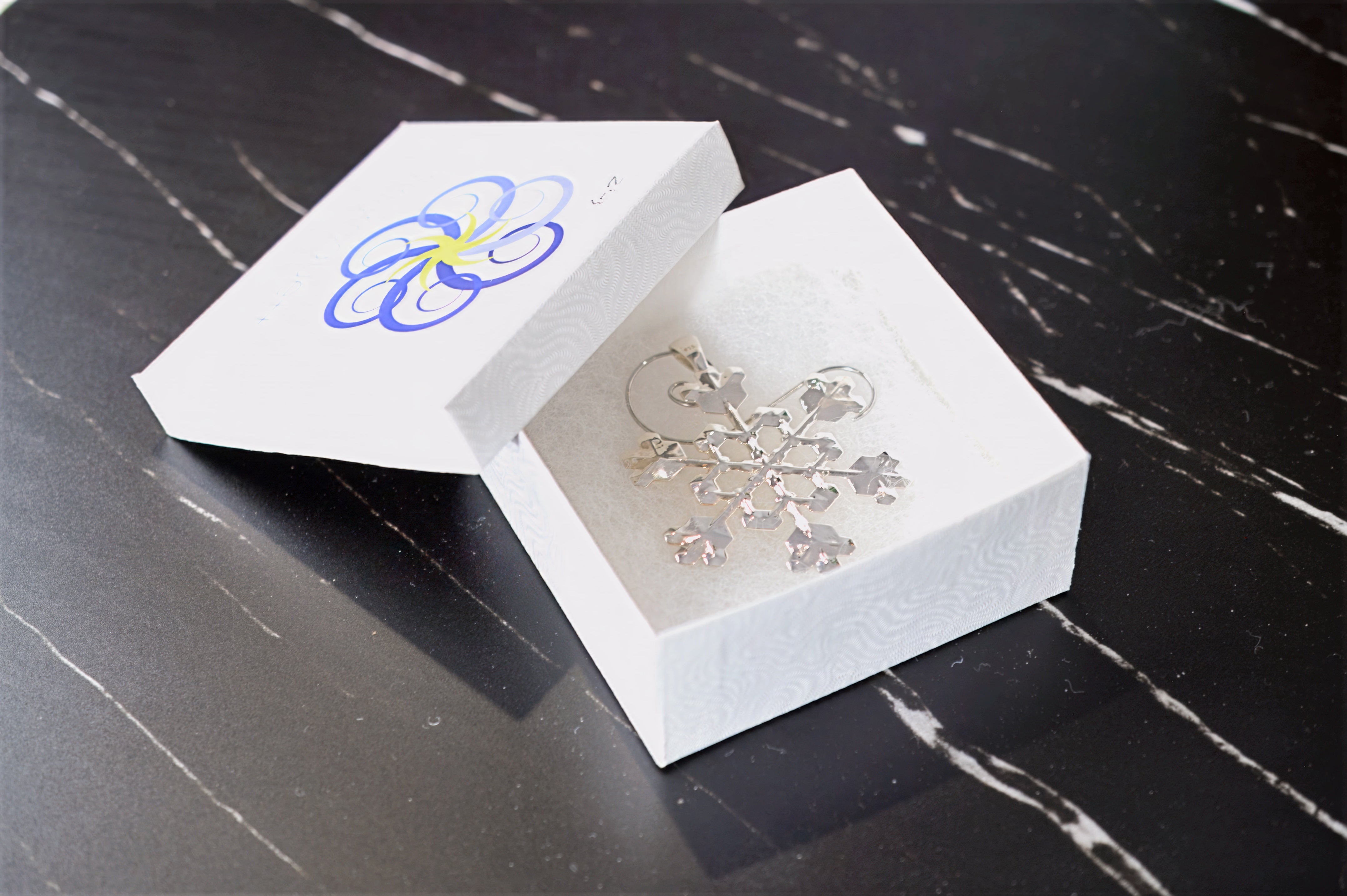 Snowflake Ornament Sterling Silver 2 in. No. 3