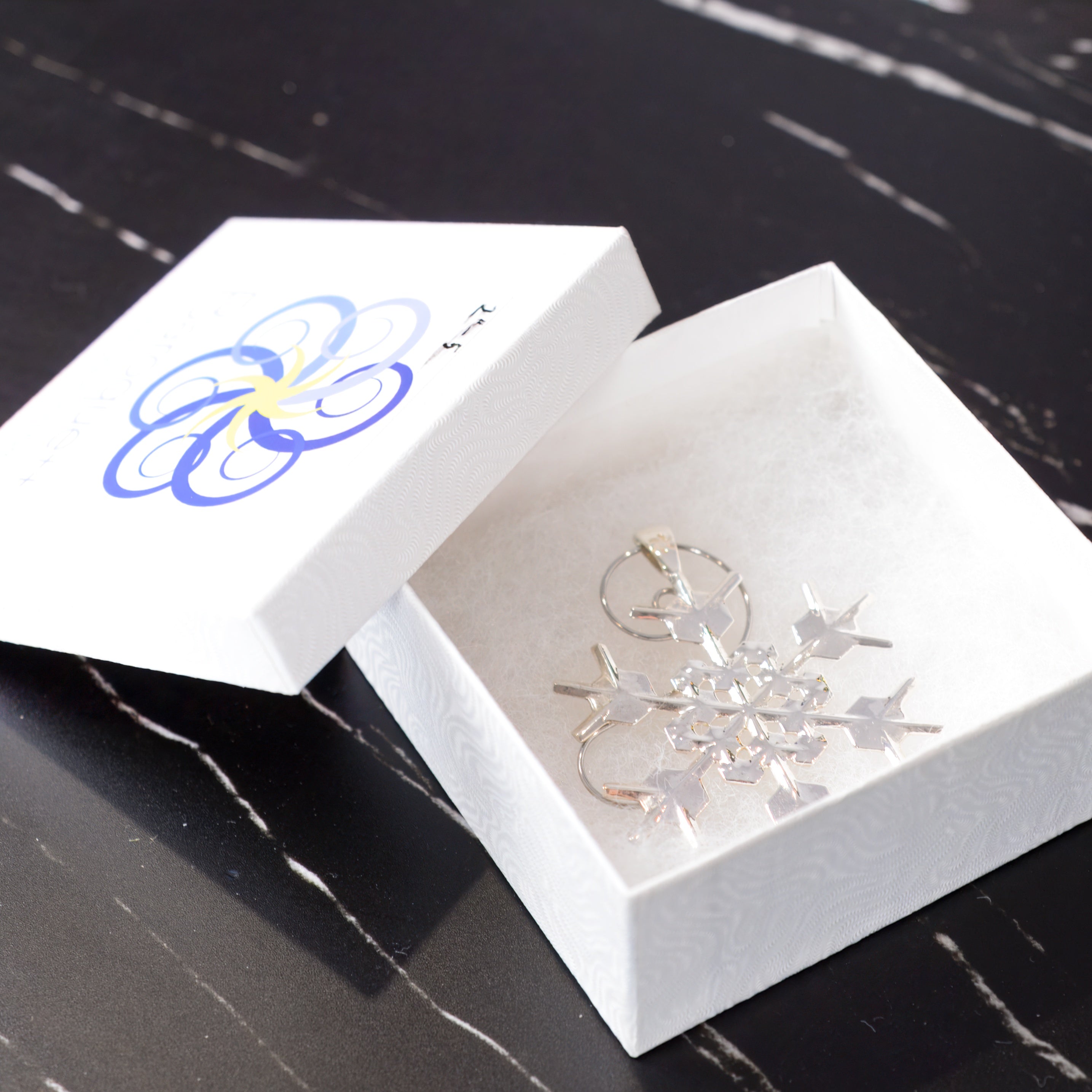 Snowflake Ornament Sterling Silver 2 in. No. 5