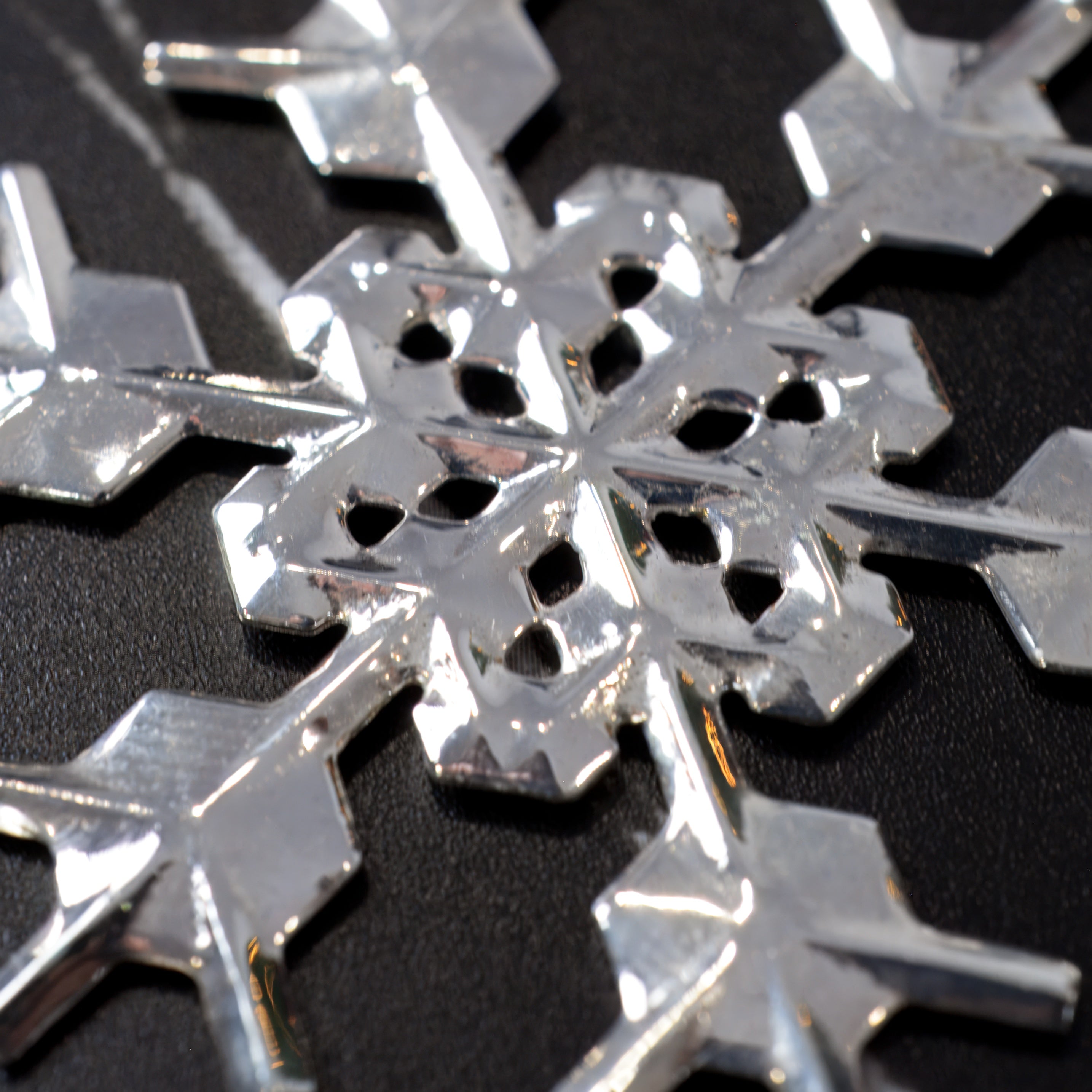 Snowflake Ornament Sterling Silver 2 in. No. 5