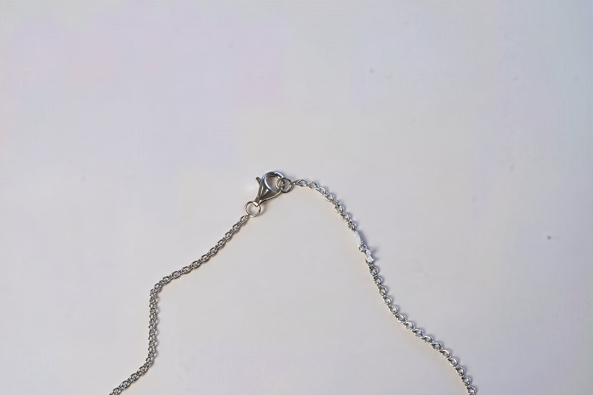 Sterling silver chain with claw clasp for the Spiral Pendant