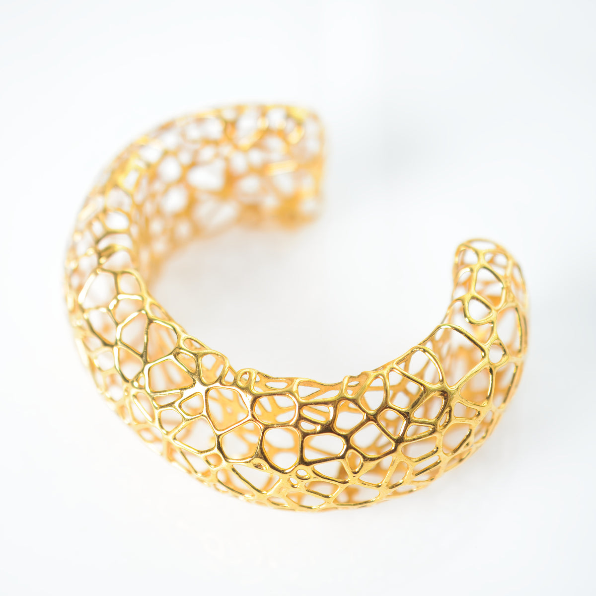 Symbiote organic cuff bracelet, another view