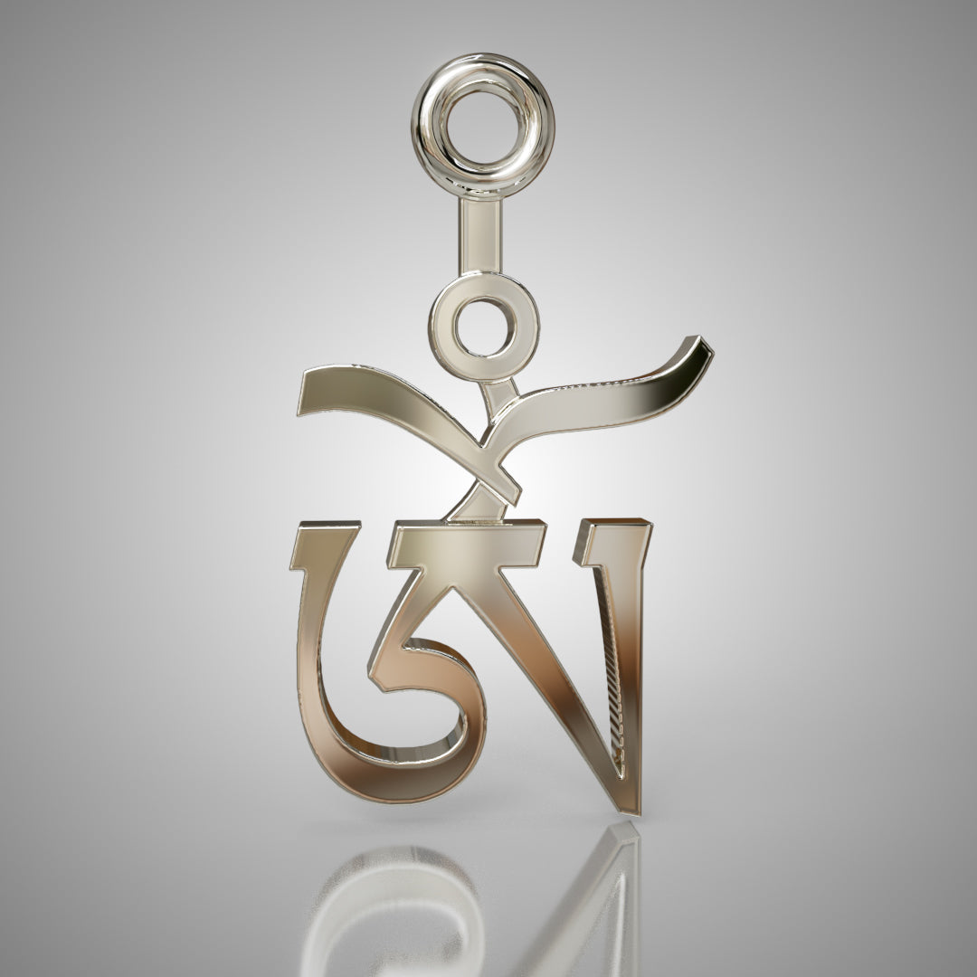Tibetan Om Pendant