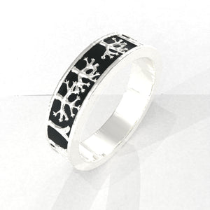 Dancing Fronds Eternity Band