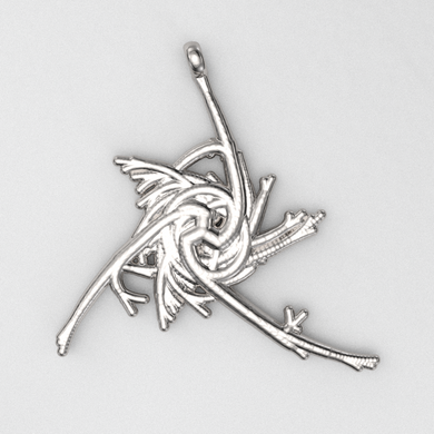 Tri-Vortex Pendant No. 17