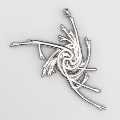 Tri-Vortex Pendant No. 22