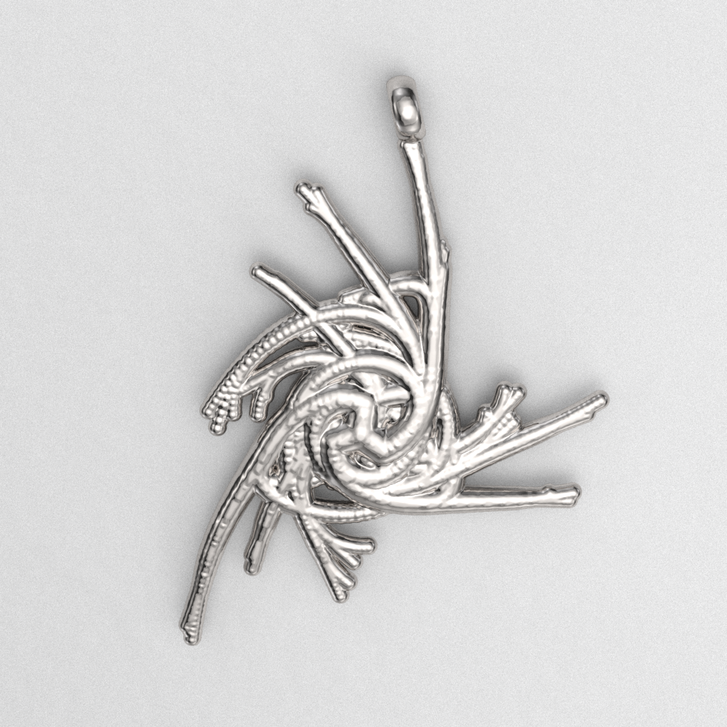 Tri-Vortex Pendant No. 23