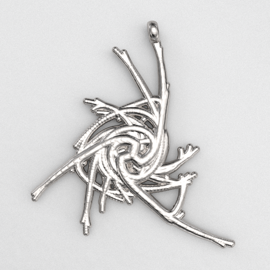 Tri-Vortex Pendant No. 26