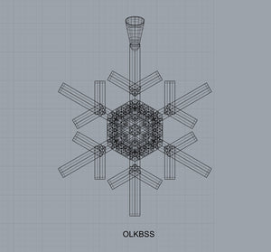 Snowflake Pendant OLKBSS