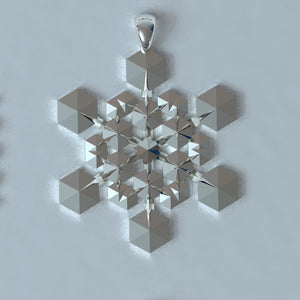 Snowflake Pendant PYOWMX (sold)