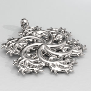 Six-Pointed Twist Pendant