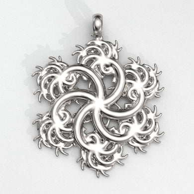 Six-Pointed Twist Pendant